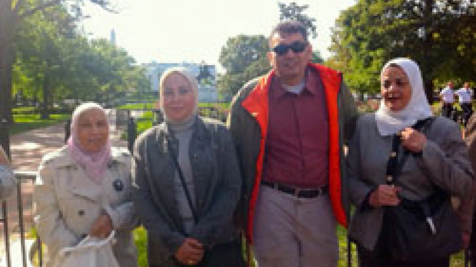 Group photo of scholars from Egypt at OSU