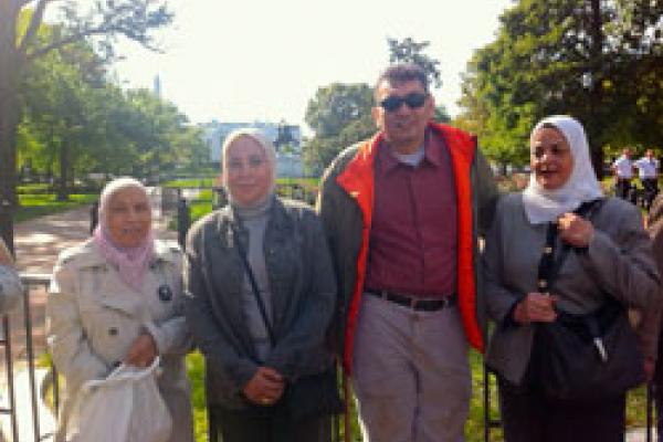 Group photo of scholars from Egypt at OSU