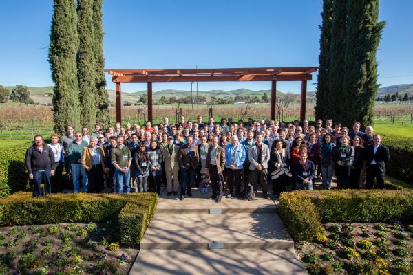 Conference Attendees Group Photo of attendees at the NIF and JLF User Meeting